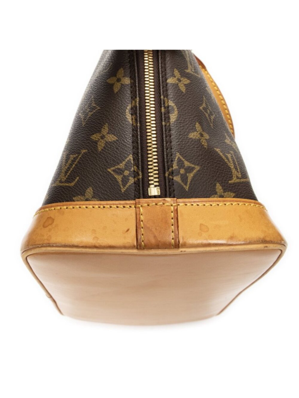 Louis Vuitton Alma Brown Monogram Canvas Handbag - Picture 8 of 10